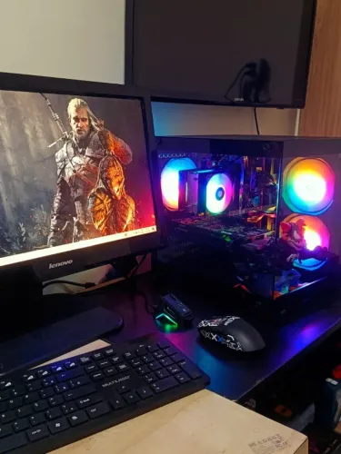 PC GAMER COMPLETO I5/RX 570 4GB/8GB DDR4 COM BRINDES.