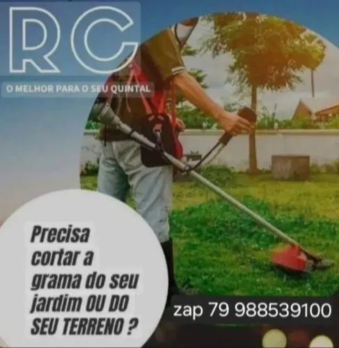 Jardineiro e roçador profissional