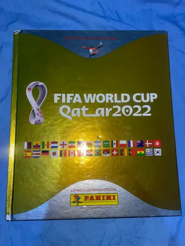 Álbum copa do mundo 2022 Dourado (capa dura)
