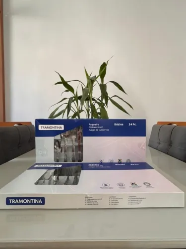 Kit Talheres Tramontina Búzios - 24 Peças em Aço Inox ?