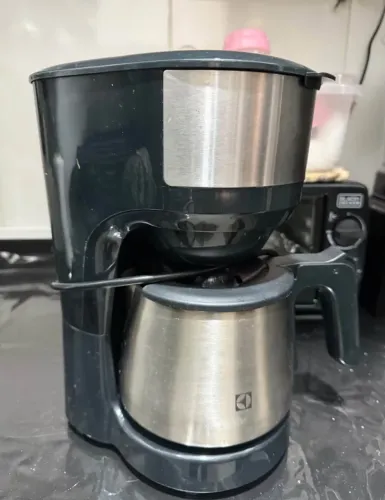 Cafeteira elétrica electrolux inox 110v