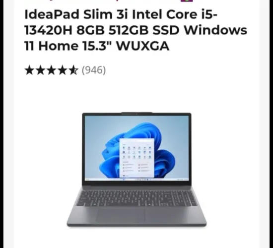 Notebook lenovo