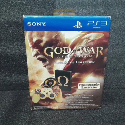 God of War Ascension Edição de Colecionador Limitada Latina + Dualshock 3 + Códigos DLC