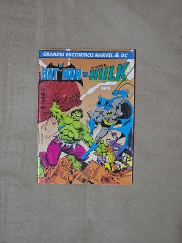 [SÓ VENDA] Gibi Grandes Encontros Marvel & DC - Batman vs. O incrível Hulk