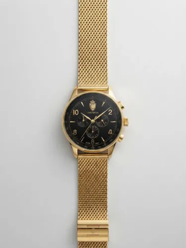 Relógio Suíço Constantim 1892 Chronograph Dourado - Ótimo Estado