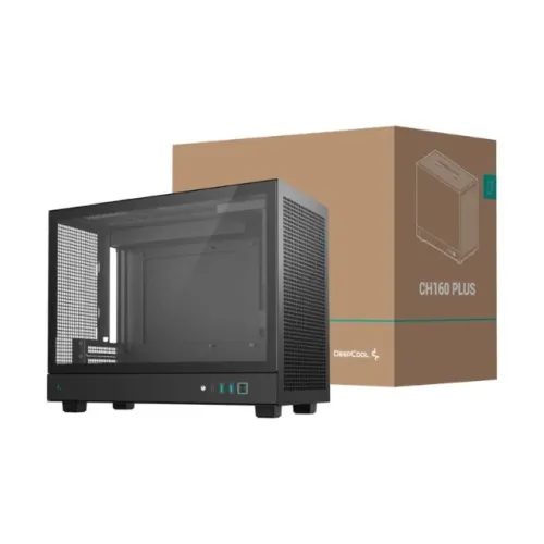 Gabinete Deepcool CH160 Plus (Preto) MicroATX