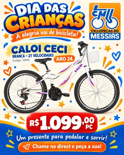 BICICLETA CALOI Aro 24 FEMININA