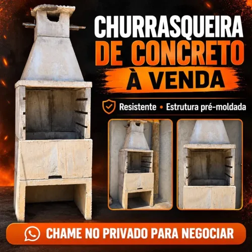 Vende-se churrasqueira pré-moldada 