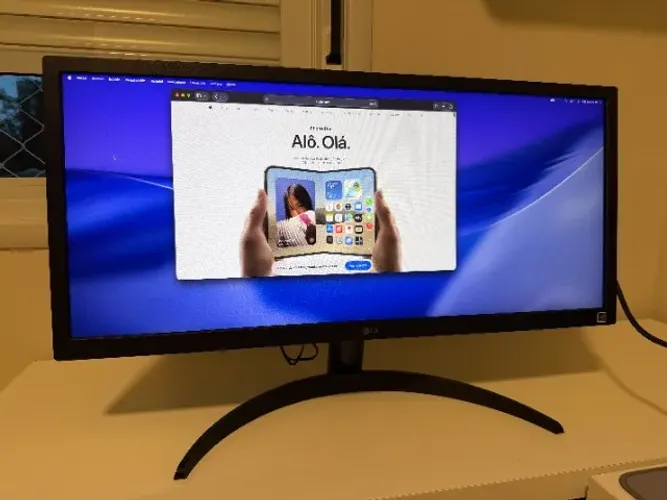 Monitor LG UltraWide 26" 26WQ500-B IPS Full HD - Funcionando Perfeitamente