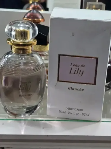 Perfume L'Eau de Lily Blanche - 75ml - O Boticário - NOVO - ORIGINAL - LACRADO