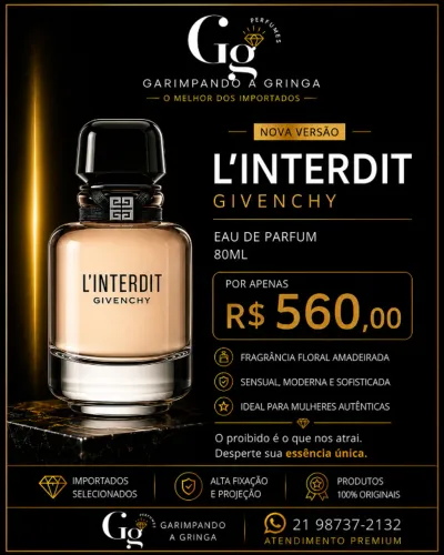 Perfumes importados originais com preço de oportunidade 