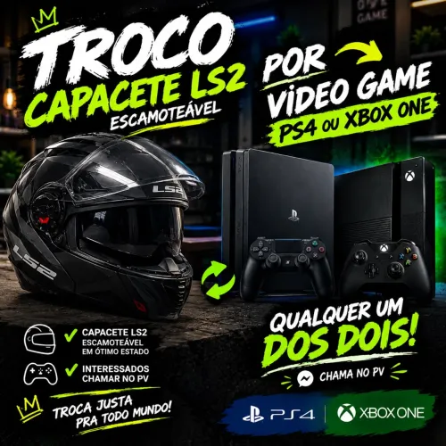 Troco LS2 POR PS4 Ou XBOX ONE