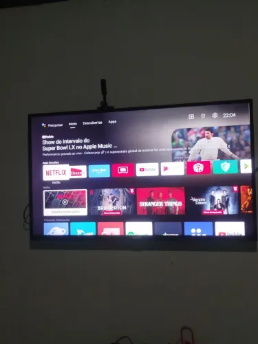 Tv 43 polegadas 4 k .. semi nova 