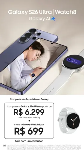 Galaxy Samsung S26 Ultra troca Smart