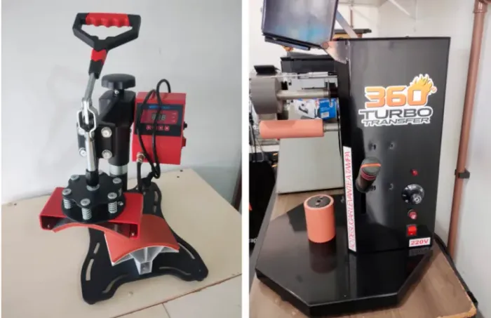 MÁQUINA DE TRANSFER 360 GRAUS E PRENSA DE BONÉ MERCOLOUR