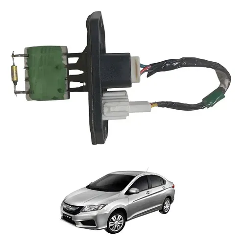 Resistência Caixa Ar Condicionado Honda City 2014 A 2016 Preto