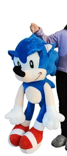 Sonic pelucia gigante 1 metro