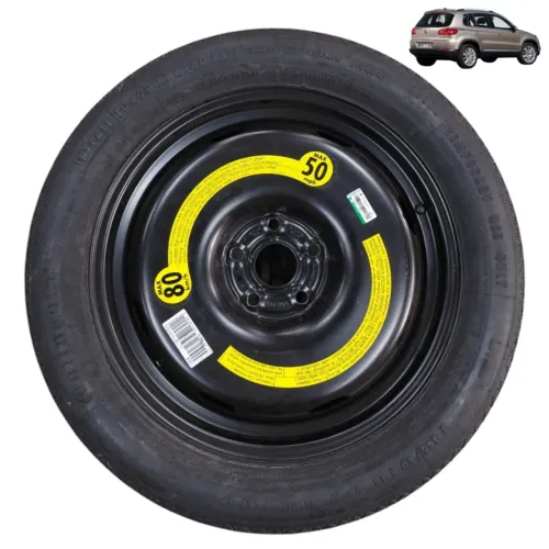 Roda estepe fino aro 18 5x112 vw tiguan 2011 2012 2013 2014