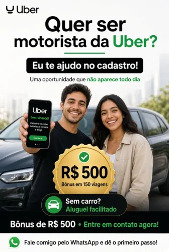 Motorista Uber / 99 - Não Perca essa Oportunidade