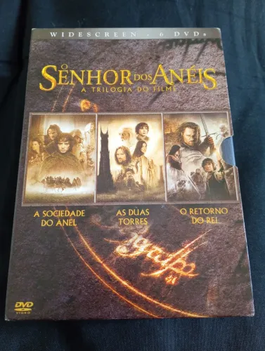 Dvd duplo- trilogia senhor dos anéis com extras