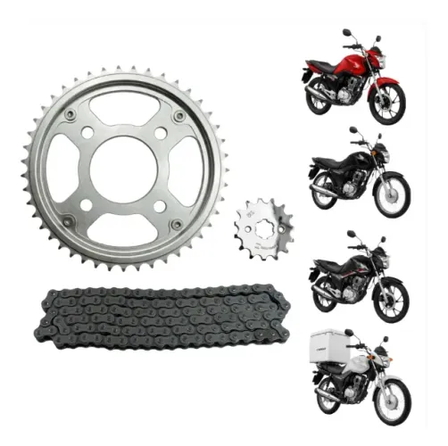  Kit Relação Transmissão Cg Titan Fan Start 160 2016 A 2025 Kit Relação Transmissão Cg Tit