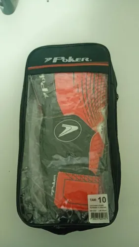 Luva de Goleiro Poker Profissional Tam. 10 Nova na Embalagem