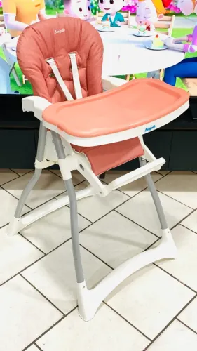 Cadeira Alimentação Refeição Bebê Infantil Burigotto Merenda Mescla Rosa