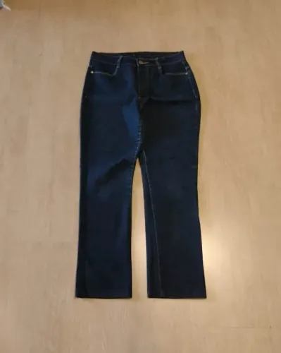 Calça skinny, fem. Cintura alta
