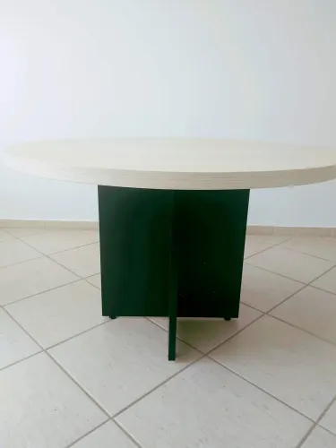 Mesa de escritório redonda