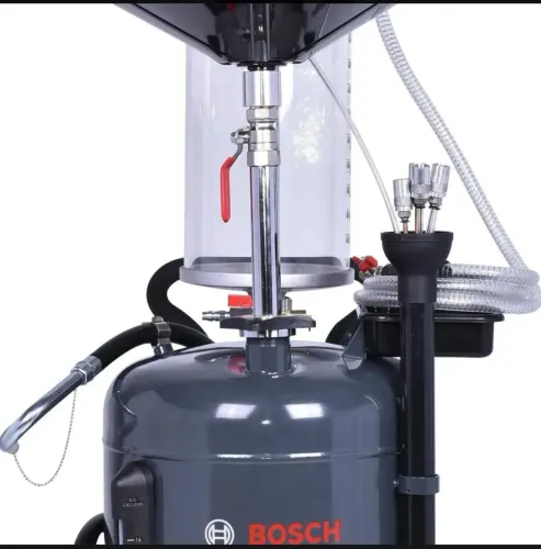 Equipamento para troca de óleo a sucção boch lod 581 ganhe agilidade na troca de óleo 