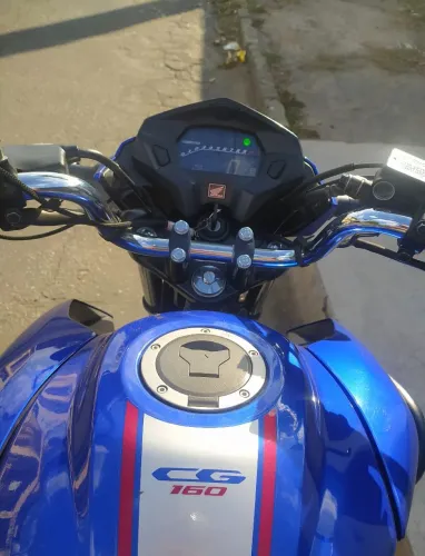 Moto Titan Honda 160 ano 2021 azul