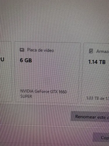 GTX 1660 SUPER 6GB GALAX 1-Click OC pego troca