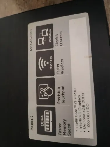 Nootbook Acer aspire 3