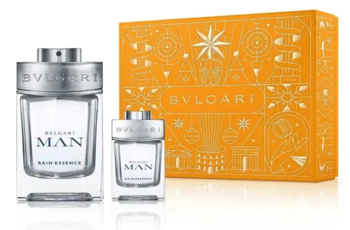 Kit Man Rain Essence Bvlgari Eau de Parfum Masculino 100ml E Eau de Parfum 15ml