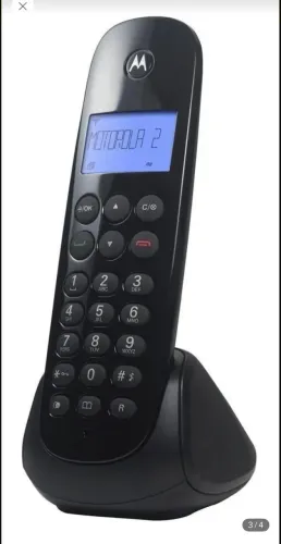 Telefone Motorola sem fio com ramal