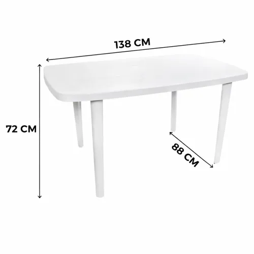 Mesa plástica grande
