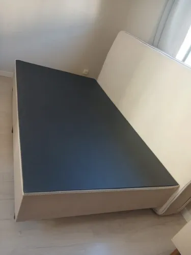 Cama Box Solteirão/ Viúvo com Pillowtop e Saia