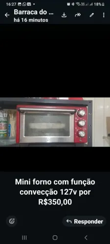 Mini forno de bancada