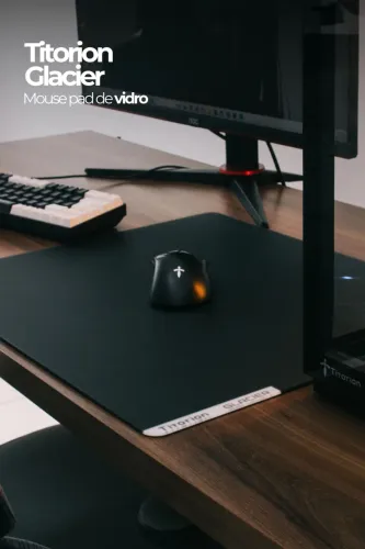 Mousepad de vidro titorion