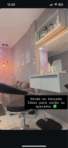 Bancada para salão 