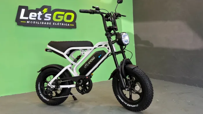 INOW V20 MINI ELÉTRICA BRANCA - NOVA | NF + GARANTIA ?