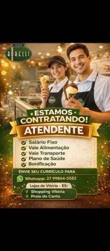 Atendente de gelateria 