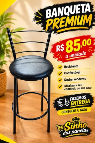 Banqueta Alta R$85,00