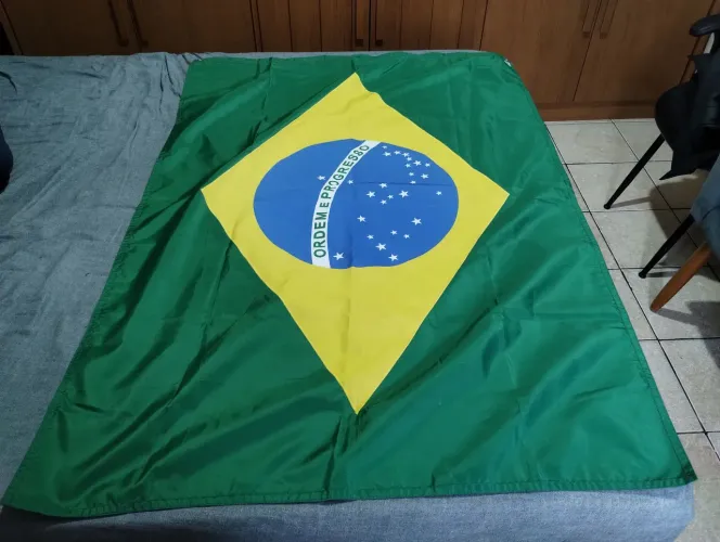 Bandeira do Brasil Dupla face 130x90