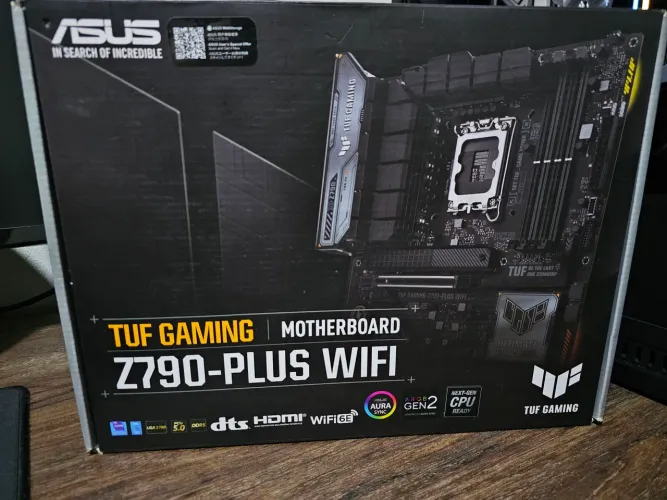 Placa Mãe ASUS Tuf Gaming Z790-Plus, Intel, ATX, DDR5, RGB, Wi-Fi, Bluetooth