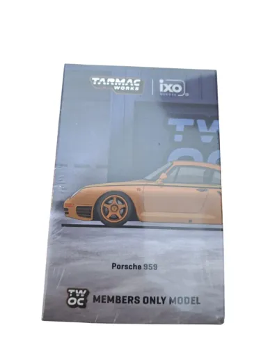 Tarmac Works X Ixo Models 1/64 Porsche 959 Gold Twoc Members Only Model Global64