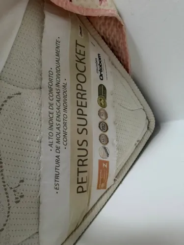 Colchão Ortobom Petrus SuperPocket Queen - Molas Ensacadas Individualmente - Conservado