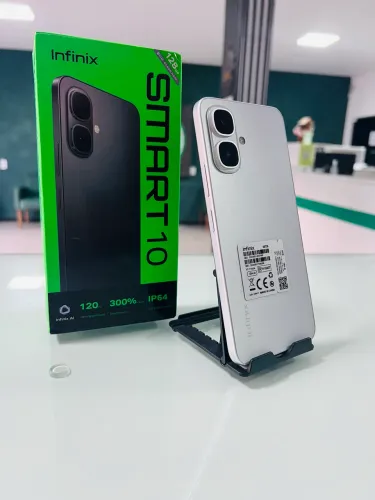 Lançamento!! Infinix smart 10 cinza 128GB biometria Proteção IP64