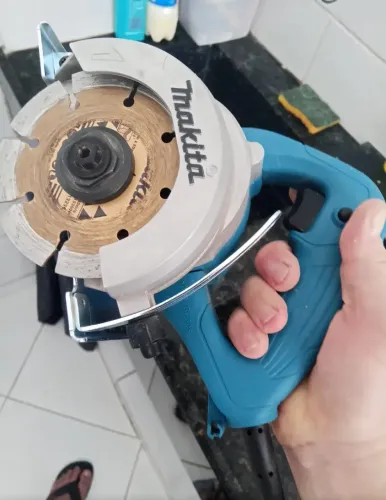 Serra Makita 4100nh3zx Mármore com 2 Discos Diámetro 110mm 1300W