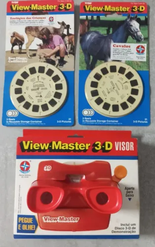 Visor e Par de filmes View Master 3D - Estrela